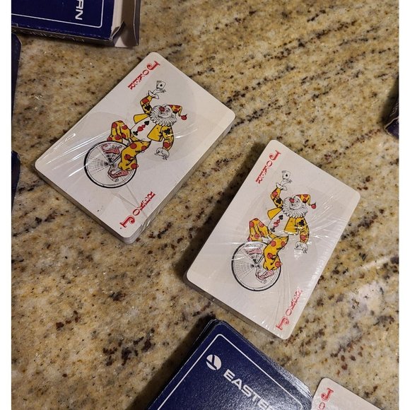 Vintage Eastern Airlines Bridge Size Playing Cards. 5 Decks ~ 2 sealed & 3 Used - Picture 7 of 8